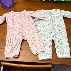 Hudson Baby Pink and White Patterned outfits